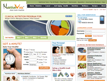 Tablet Screenshot of nutritionvista.com